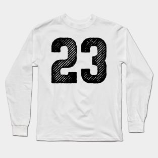 Rough Number 23 Long Sleeve T-Shirt